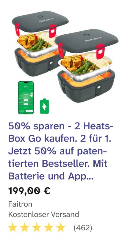 HeatsBox Bundle-Anzeige mit optimiertem Shopping Titel